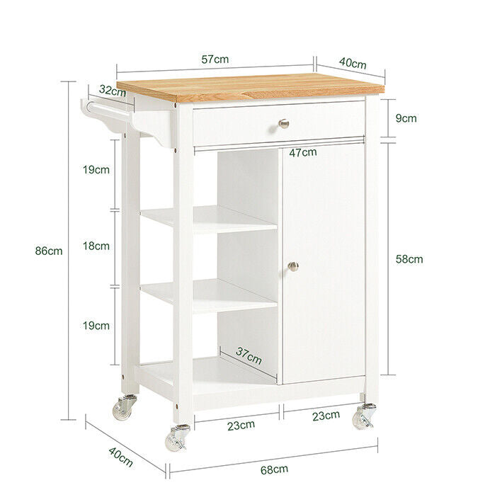 Kitchen Storage Trolley Cabinet - Cints and Home