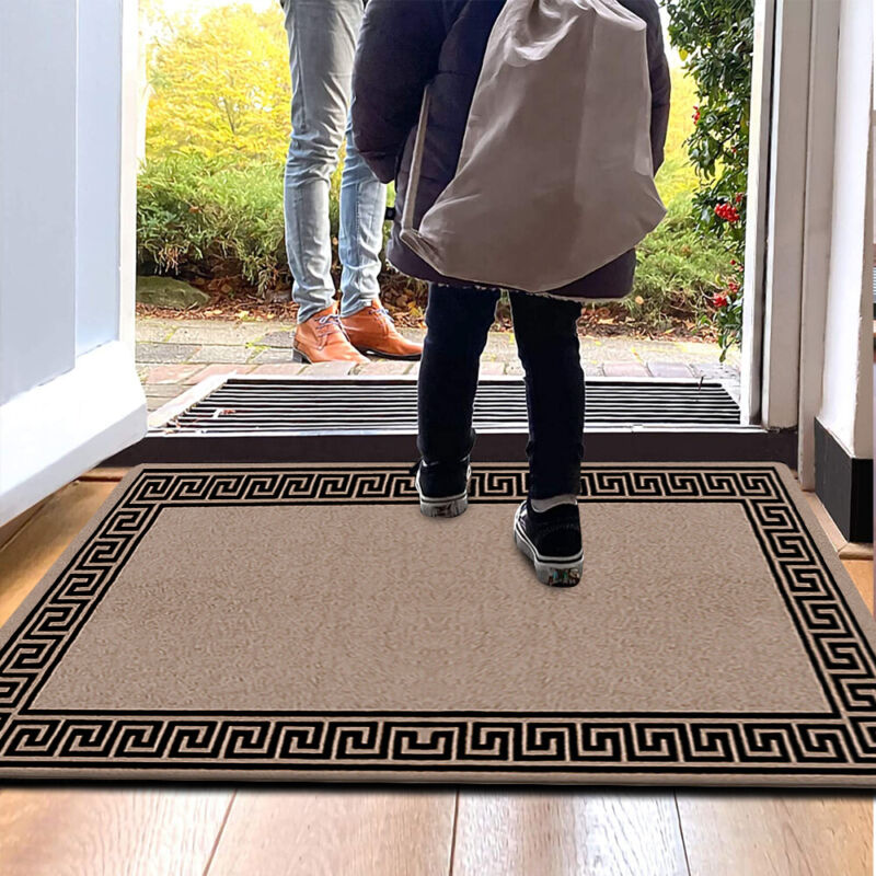 Anti Slip Door Mat Indoor Outdoor Washable Rug Small &Large