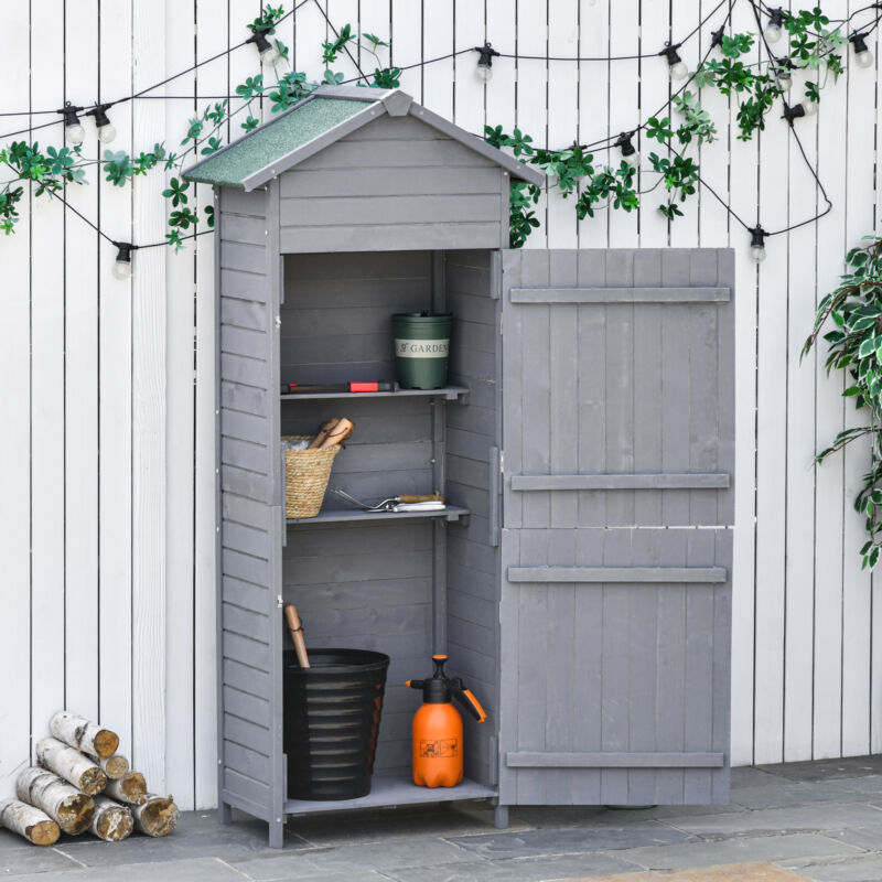 Wooden Garden Storage Shed Tool