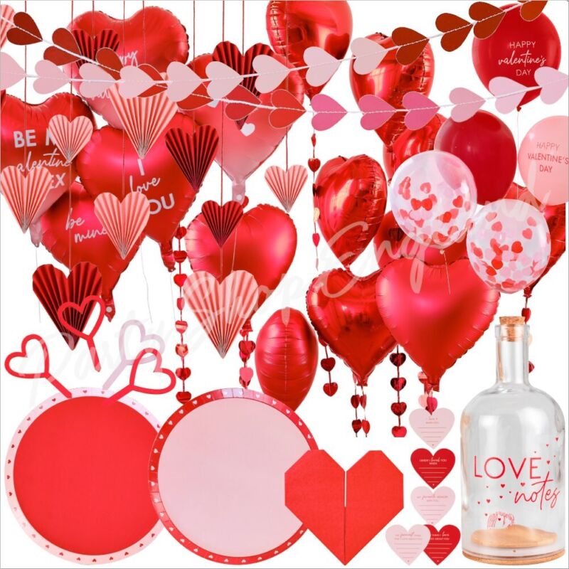 Valentines Day Decorations Heart Balloons