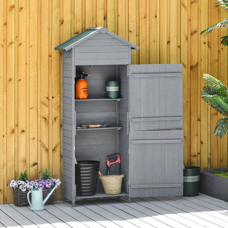 Wooden Garden Storage Shed Tool