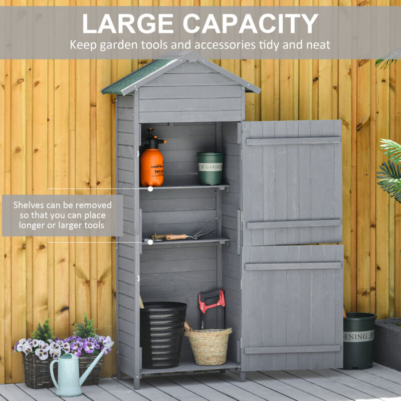 Wooden Garden Storage Shed Tool